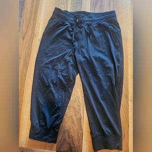 ZYIA Cropped Black Joggers Size XL